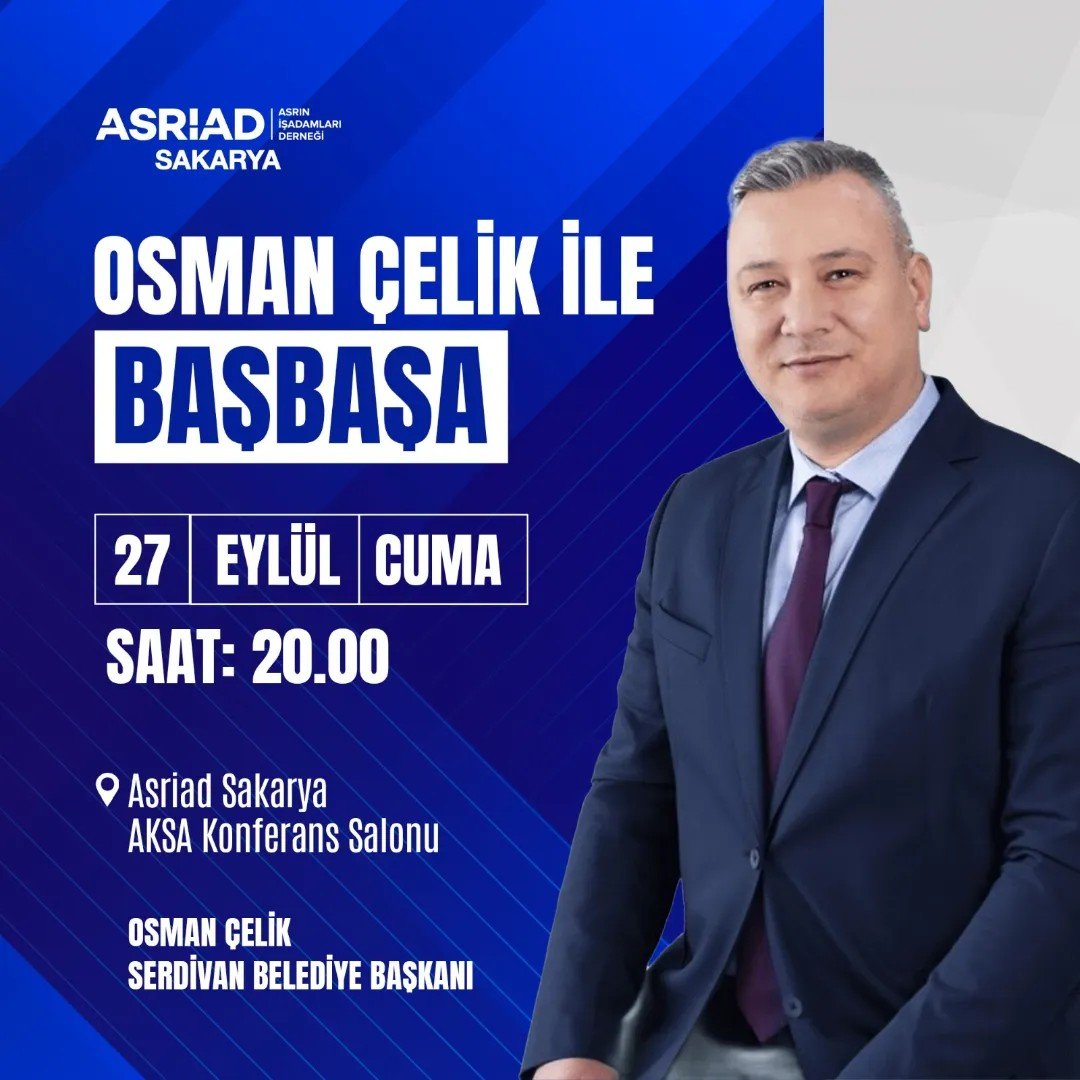 ASRİAD, “Osman Çelik ile Başbaşa” programında iş dünyasının güncel konularını tartıştı, deneyim ve fırsatları üyeleriyle paylaştı.
